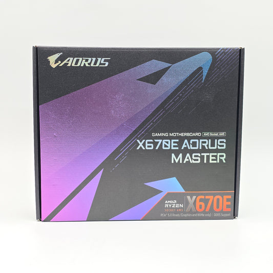 Gigabyte Aorus X670E Aorus Master, Socket AM5, Gaming Motherboard