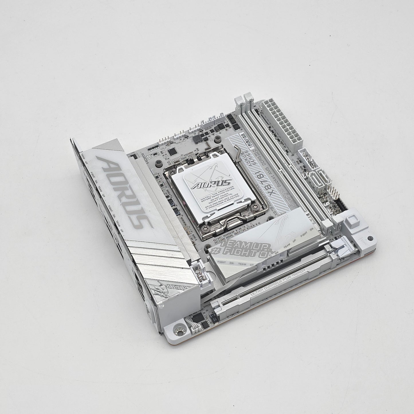 Gigabyte Aorus X870I Aorus Pro Ice, AMD Socket AM5, Mini-ITX Desktop Gaming Motherboard