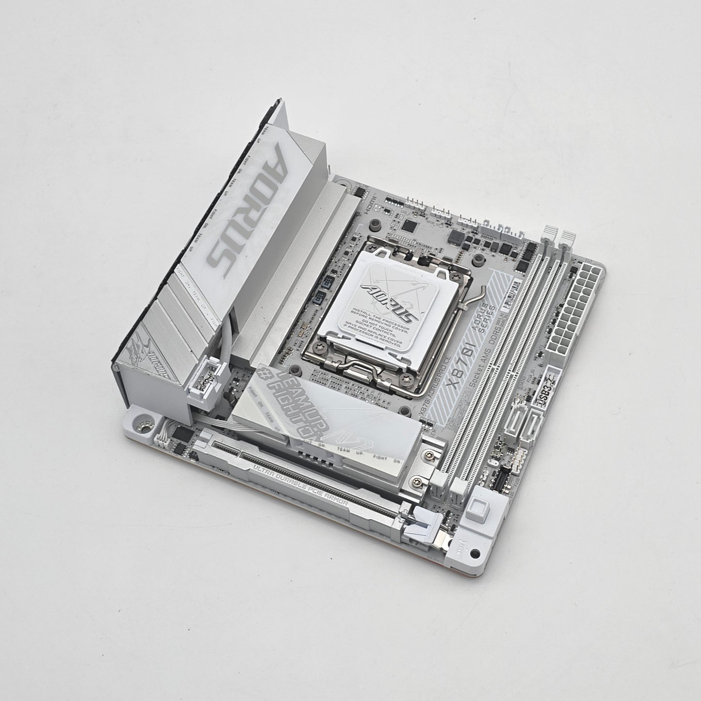 Gigabyte Aorus X870I Aorus Pro Ice, AMD Socket AM5, Mini-ITX Desktop Gaming Motherboard