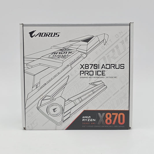 Gigabyte Aorus X870I Aorus Pro Ice, AMD Socket AM5, Mini-ITX Desktop Gaming Motherboard