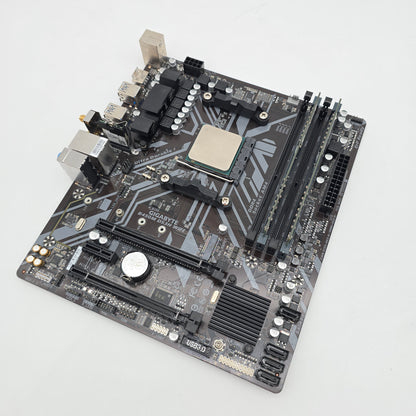 Gigabyte B450M-DS3H Gaming Motherboard, AMD Ryzen 7 5700X Processor CPU, Ramaxel 32GB DDR4 2666MHz Memory RAM Combo
