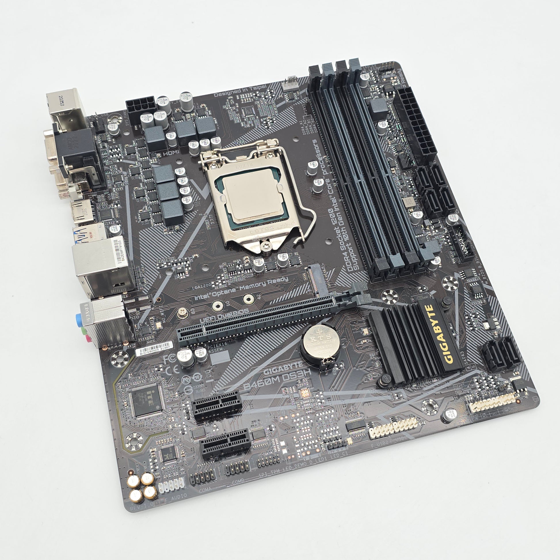 Gigabyte B460M DS3H Micro-ATX Gaming Motherboard, Intel Core i5-10400 Processor CPU Combo