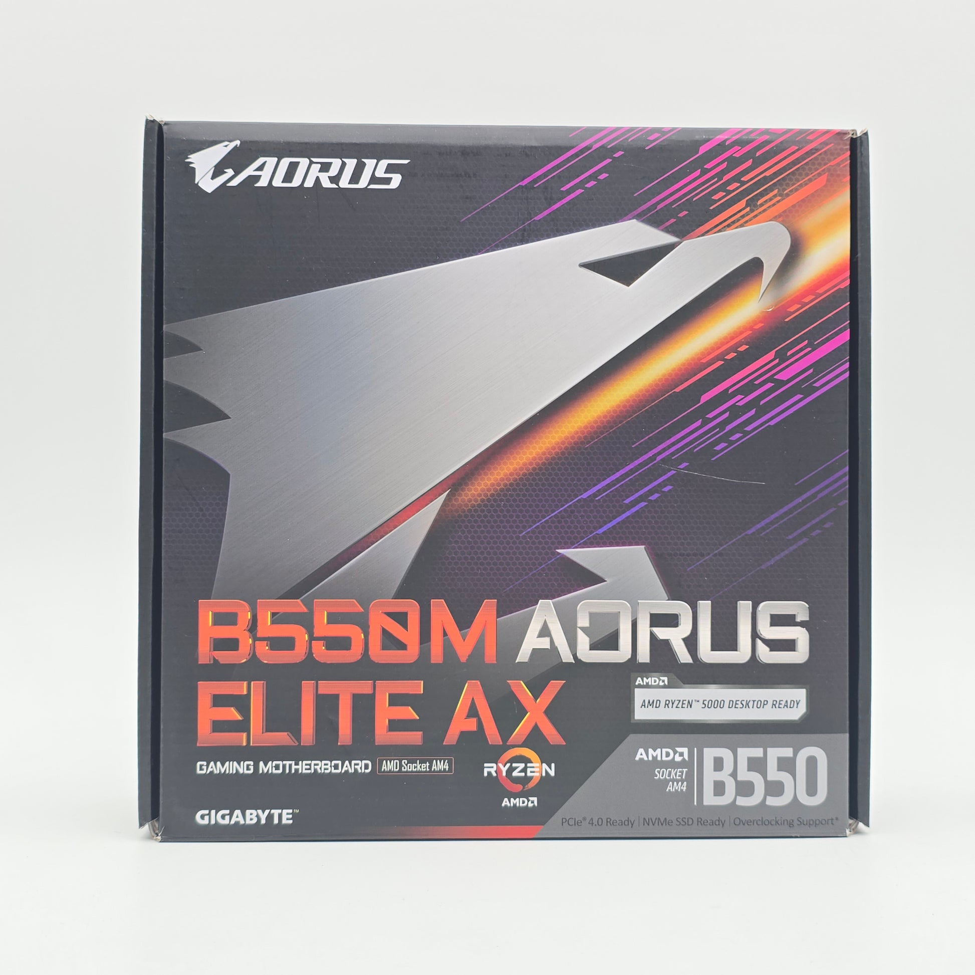 Gigabyte B550M Aorus Elite AX, AMD Socket AM4 Micro-ATX Gaming Motherboard