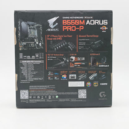 Gigabyte B550M Aorus Pro-P, AMD AM4 Socket, Micro-ATX Gaming Motherboard