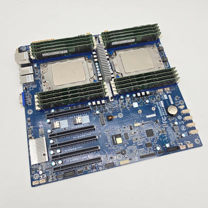 Gigabyte MZ72-HB0 Dual Socket Motherboard, 2xAMD EPYC 7773X Server Processor CPU, 512GB DDR4 COMBO