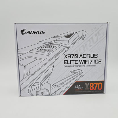 Gigabyte X870 Aorus Elite WiFi7 Ice Gaming Motherboard, Ryzen 7900X w/ EK Waterblock