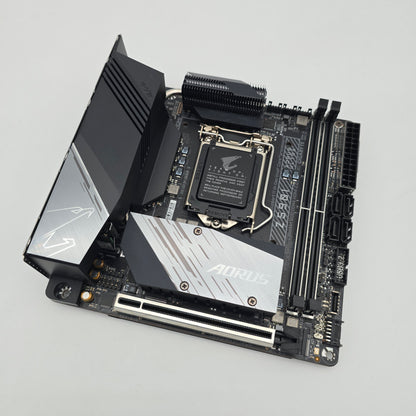 Gigabyte Z590I Aorus Ultra, Intel LGA1200, Mini-ITX Gaming Motherboard