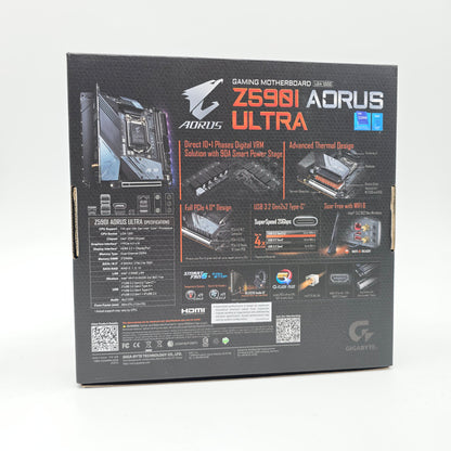 Gigabyte Z590I Aorus Ultra, Intel LGA1200, Mini-ITX Gaming Motherboard