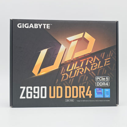 Gigabyte Z690 UD DDR4 ATX Gaming Motherboard + Intel Core i5-12600KF CPU Combo