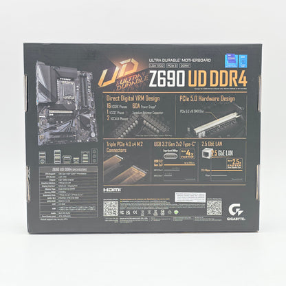 Gigabyte Z690 UD DDR4 ATX Gaming Motherboard + Intel Core i5-12600KF CPU Combo
