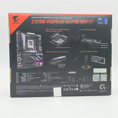Gigabyte Z890 Aorus Elite WiFi7, Intel LGA1851 Socket ATX Gaming Motherboard