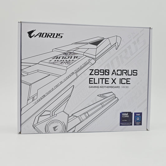 Gigabyte Z890 Aorus Elite X Ice, Socket LGA1851, ATX Desktop Gaming Motherboard