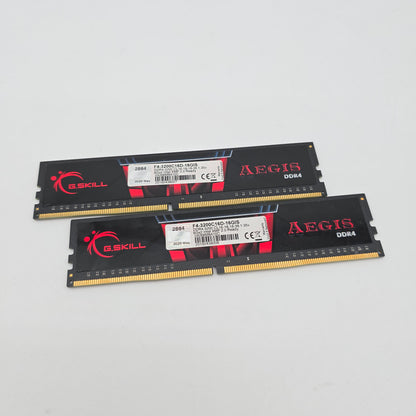 G.Skill Aegis 16GB DDR4, 3200MHz, CL16-18-18-38, Desktop Gaming Memory RAM (2x8GB)