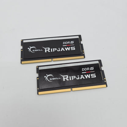 G.Skill Ripjaws 64GB DDR5, 5600MHz, CL40-40-40-89, SODIMM Laptop Gaming Memory RAM (2x32GB)