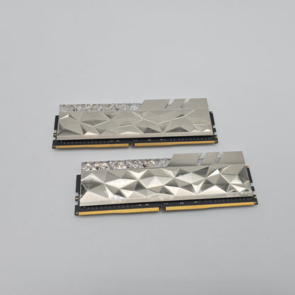 FOR PARTS G.Skill Trident Z Royal Elite 32GB DDR4, 3600MHz, CL16, Desktop Gaming Memory RAM (2x16GB)