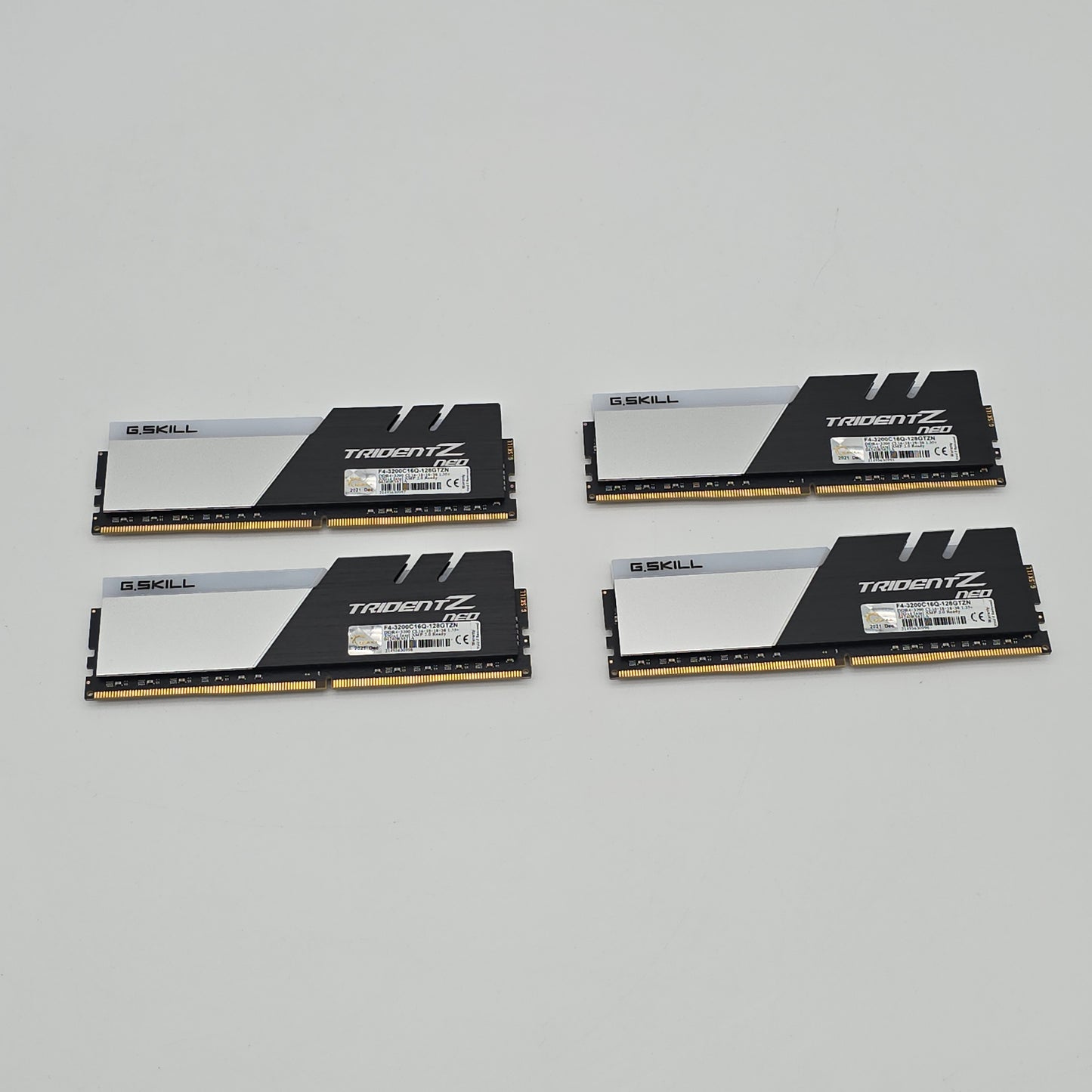 G.Skill Trident Z Neo 128GB DDR4, 3200MHz, CL16, Desktop Gaming Memory RAM (4x32GB)