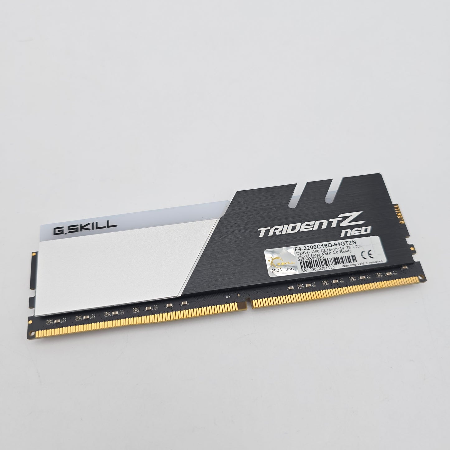 G.Skill Trident Z Neo 16GB, 3200MHz, CL16, Desktop Gaming Memory RAM (1x16GB)