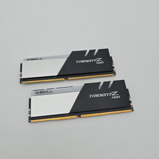 G.Skill Trident Z Neo 32GB DDR4, 3200MHz, CL16-18-18-38, Desktop Gaming Memory RAM (2x16GB)