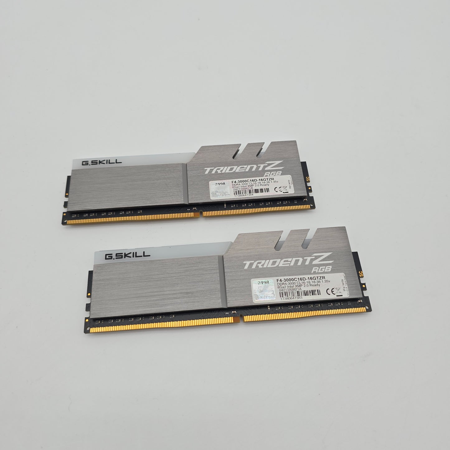 G.Skill Trident Z RGB 16GB DDR4, 3000MHz, CL16-18-18-38, Desktop Gaming Memory RAM (2x8GB)