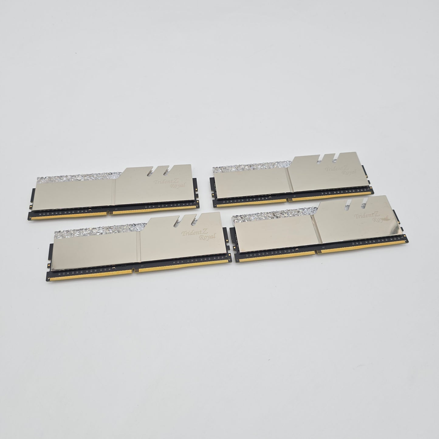 G.Skill Trident Z Royal 64GB DDR4, 3600MHz, Cl18-22-22-42, Desktop Gaming Memory RAM (4x16GB)