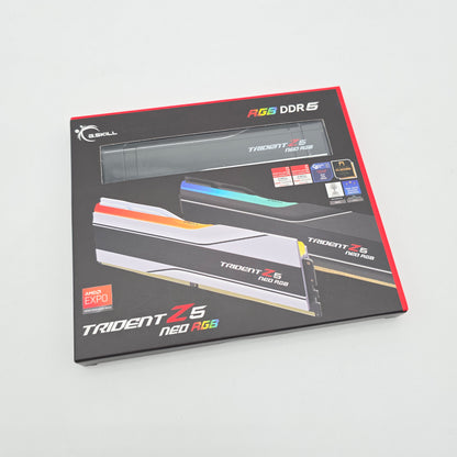 G.Skill Trident Z5 Neo RGB 32GB DDR5, 8000MHz, CL38-48-48-128, Desktop Gaming Memory RAM (2x16GB)