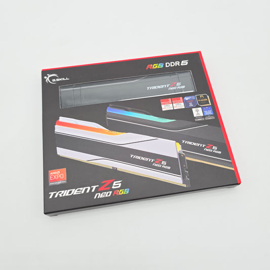 G.Skill Trident Z5 Neo RGB 32GB DDR5, 8000MHz, CL38-48-48-128, Desktop Gaming Memory RAM (2x16GB)