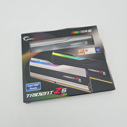 G.Skill Trident Z5 RGB 32GB DDR5 White, 7800MHz, CL36-46-46-125, Desktop Gaming Memory RAM (2x16GB)