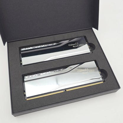 G.Skill Trident Z5 Royal Neo 32GB DDR5, 6000MHz, CL26-36-36-96, Desktop Gaming Memory RAM (2x16GB)