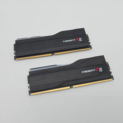 G.Skill Trident Z5 RGB 32GB DDR5, 6000MHz, CL36 Desktop Gaming Memory RAM (2x16GB)