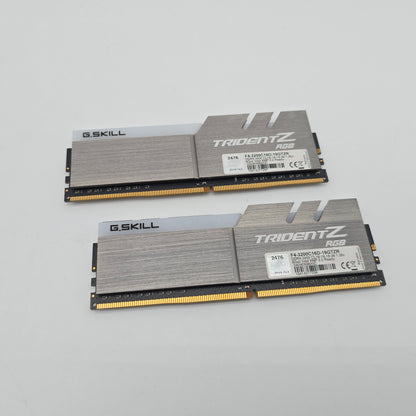 G.Skill Trident Z RGB 16GB DDR4, 3200MHz, CL16, Desktop Gaming Memory RAM (2x8GB)