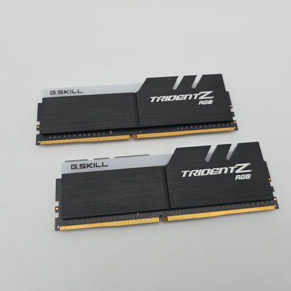 G.Skill Trident Z RGB 16GB DDR4, 3200MHz, CL16, Desktop Gaming Memory RAM (2x8GB)
