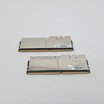 G.Skill Trident Z Royal 16GB DDR4, 3200MHz, CL16, Desktop Gaming Memory RAM (2x8GB)
