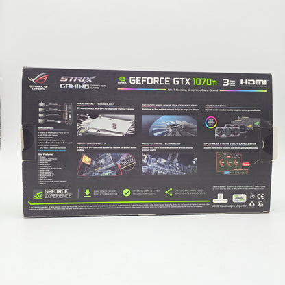 GTX 1070 Ti ASUS ROG STRIX 8GB, NVIDIA Gaming Graphics Card GPU
