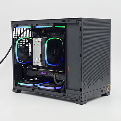 GTX 1070 Ti, Intel 9600KF, 1TB NVMe, 32GB DDR4 RAM, Custom Micro-ATX Gaming PC