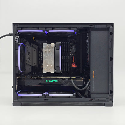 GTX 1070 Ti, Intel 9600KF, 1TB NVMe, 32GB DDR4 RAM, Custom Micro-ATX Gaming PC