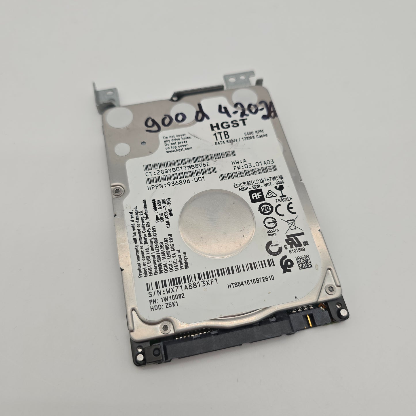 HGST Travelstar 1TB SATA Hard Drive HDD Storage