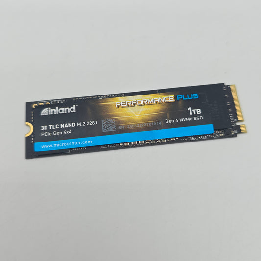 Inland Performance Plus 1TB M.2 NVMe Gen4 SSD, Internal Gaming Solid State Drive Storage