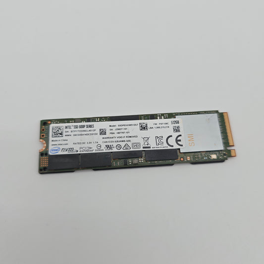 Intel 600P Series 512GB, M.2 NVMe SSD Storage