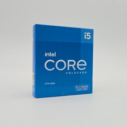 Intel Core i5-11600K, Socket LGA 1200, Gaming Desktop Processor CPU