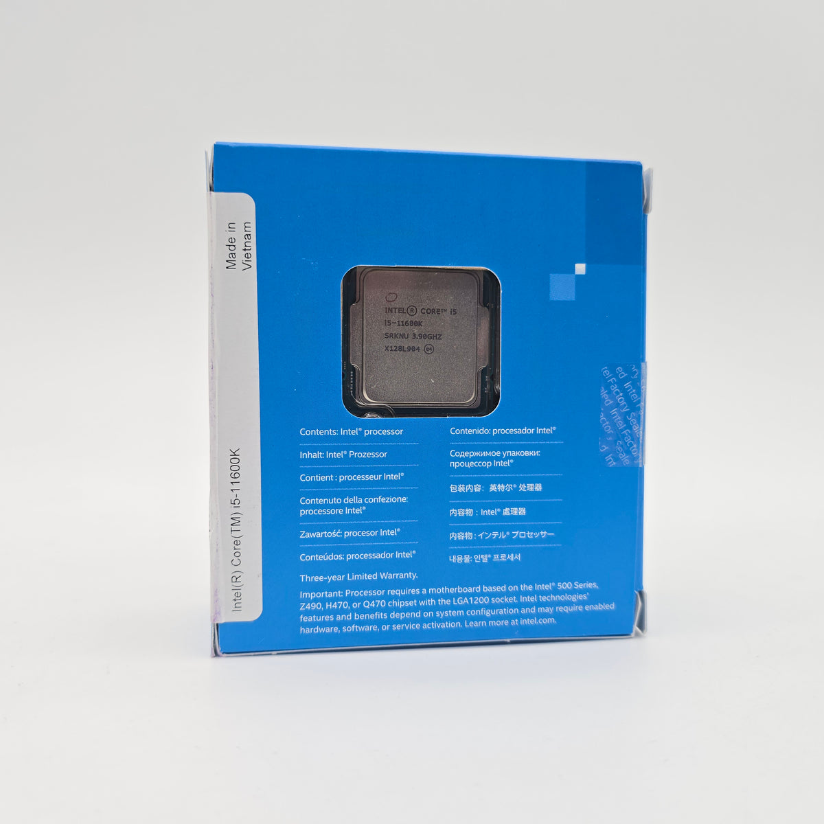 Intel Core i5-11600K, Socket LGA 1200, Gaming Desktop Processor CPU