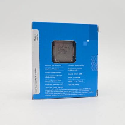 Intel Core i5-11600K, Socket LGA 1200, Gaming Desktop Processor CPU