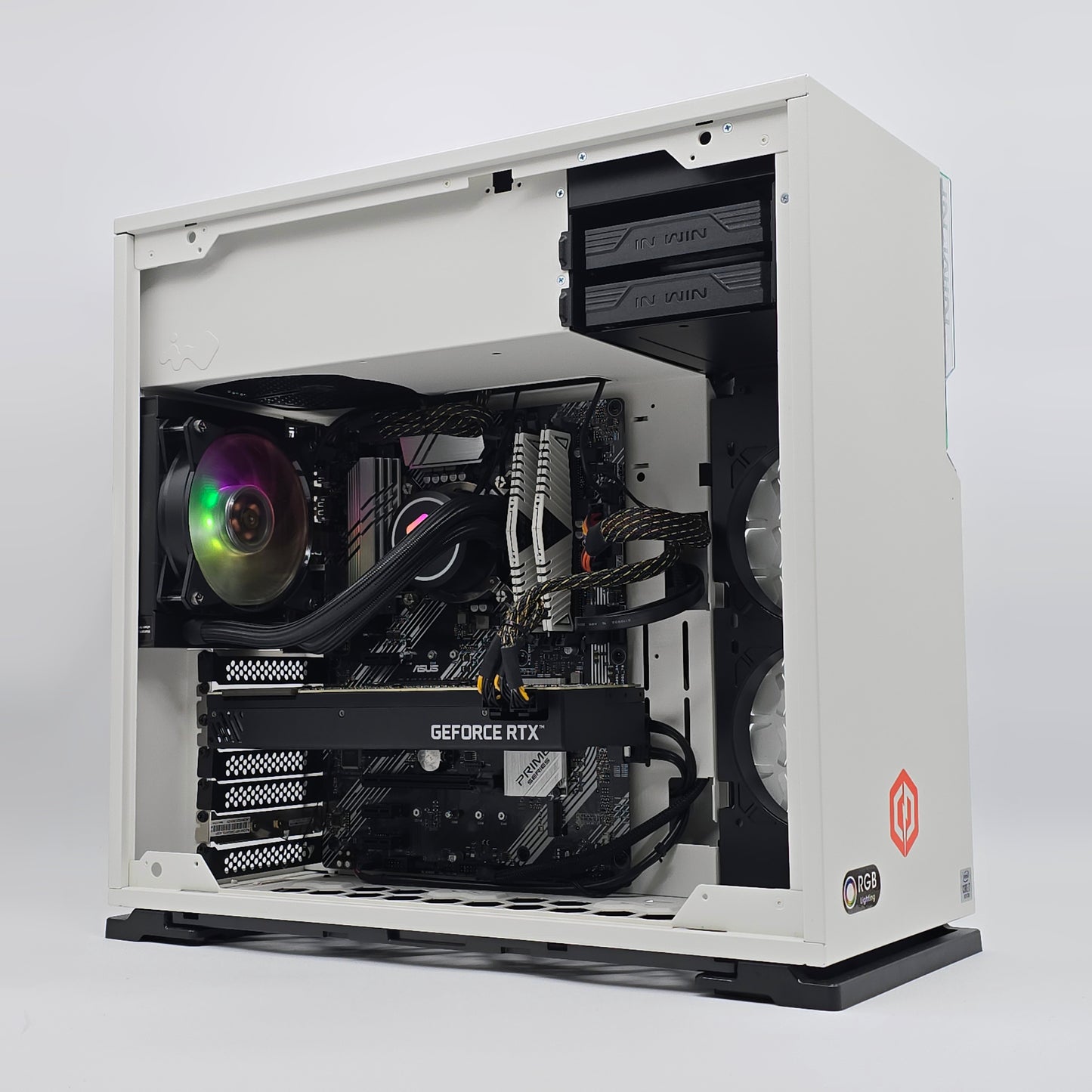 RTX 2080 Super, Intel i7-10700K, 3TB, 16GB DDR4, Custom White Gaming PC