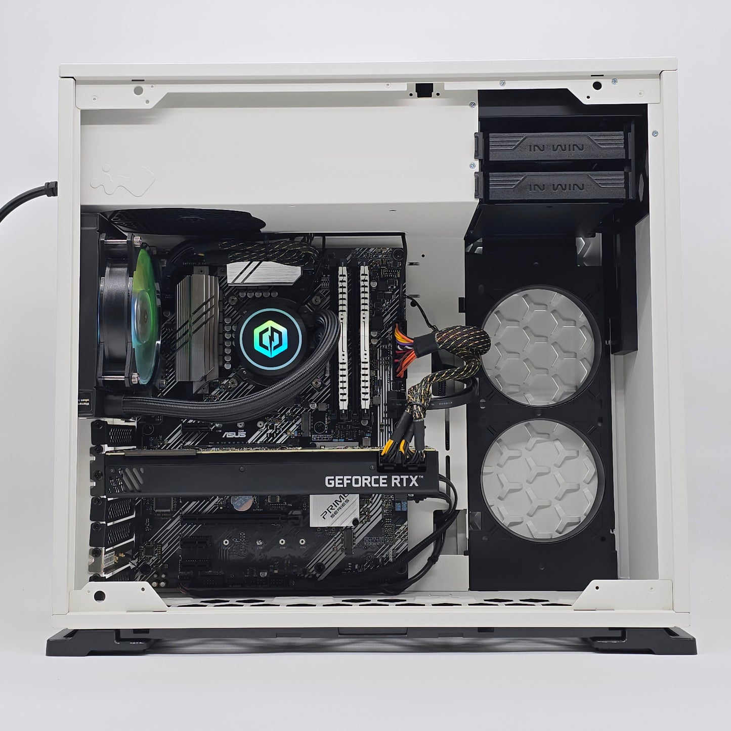 RTX 2080 Super, Intel i7-10700K, 3TB, 16GB DDR4, Custom White Gaming PC