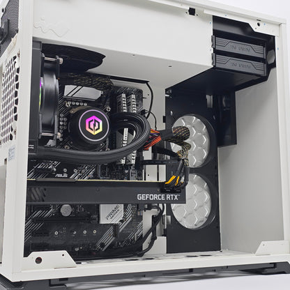 RTX 2080 Super, Intel i7-10700K, 3TB, 16GB DDR4, Custom White Gaming PC