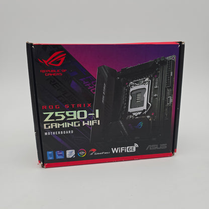 Intel Core i7-11700k, Asus ROG Strix Z590-I Gaming WiFi, Mini-ITX Gaming Motherboard + CPU Combo