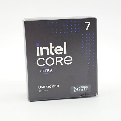 Intel Core Ultra 7 270K Plus, LGA1851 Desktop Gaming Processor CPU