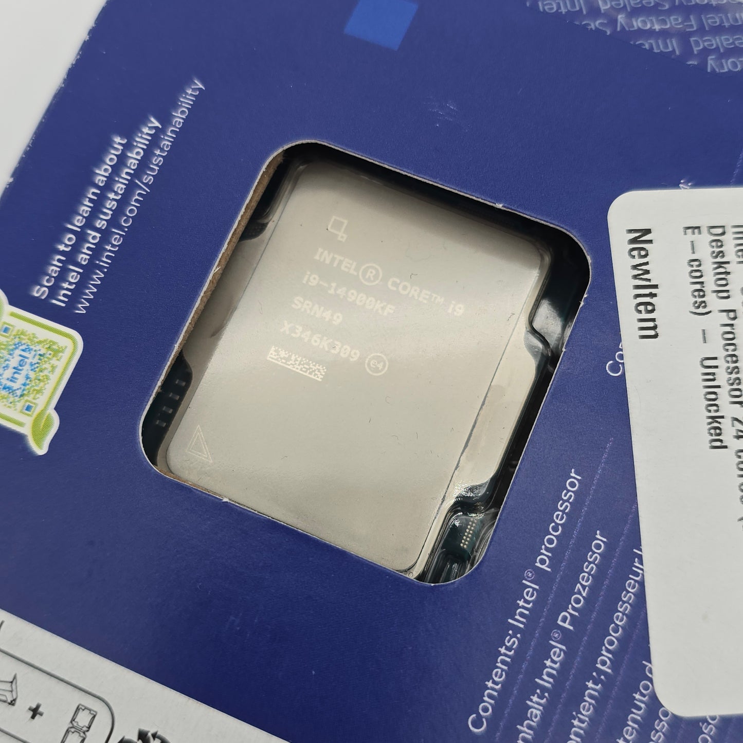 Intel i9-14900KF, Socket Intel LGA 1700 Gaming Processor CPU