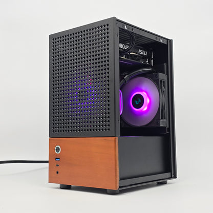 RTX 4060 Ti, Ryzen 7600X, 16GB DDR5, Custom Mini-ITX Liquid Cooled Gaming PC