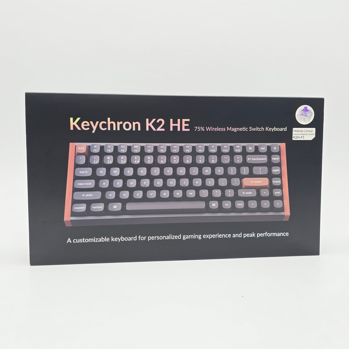 Keychron K2 HE Wireless Magnetic Switch Keyboard, Compact TKL Bluetooth Mechanical Keyboard
