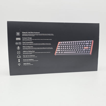 Keychron K2 HE Wireless Magnetic Switch Keyboard, Compact TKL Bluetooth Mechanical Keyboard